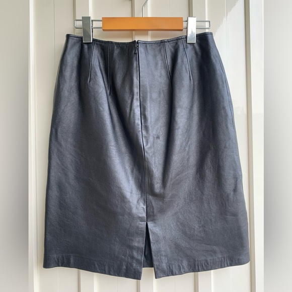 Genuine Leather Skirt - Picture 2 of 7